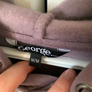 purple george hoodie